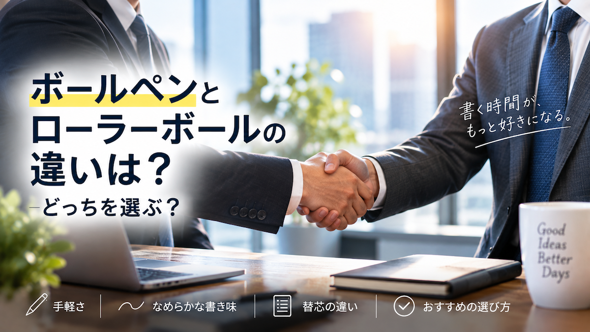 LAMY safariのボールペンとローラーボールの違いは？どっちを選ぶ？